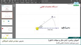 دستگاه مختصات قطبی چگونه کار می کند؟