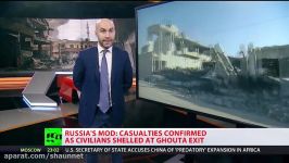 E. Ghouta militants attack civilian convoy of 300 families  Russian MoD