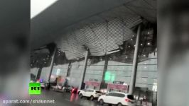 Felt like the end of the world Roof ripped from China airport