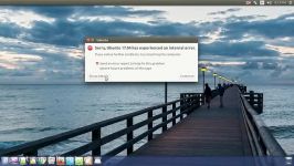 Sorry Ubuntu 17.04 has experienced an internal error