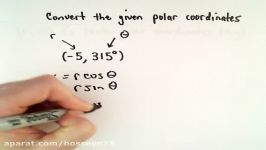 Polar Coordinates to Rectangular Coordinates A Quick Example #2