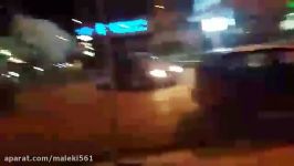 درگیری برگزار کنندگان چهارشنبه سوری ماموران موتوری انفجار بمب ترقه در کرمانشاه