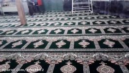 مفروش شدن مسجدصاحب الزمان بوجان توسط فرش سجاده آریا