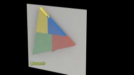 تبدیل مربع به مثلث متساوی الاضلاع