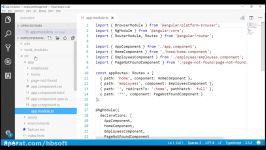 Implementing routing in separate module in angular