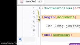فیلم آموزش نرم افزار LaTeX برای نگارش متون