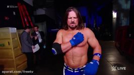 AJ Styles thanks Shinsuke Nakamura SmackDown LIVE March 13 2018