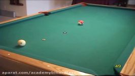 Pool and billiards backspin draw shot challenge drills