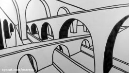 How to Draw a Bridge in Two Point Perspective Narrated