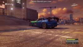 حرکات نمایشی با ماشین فالکن در  falken in dirt showdown