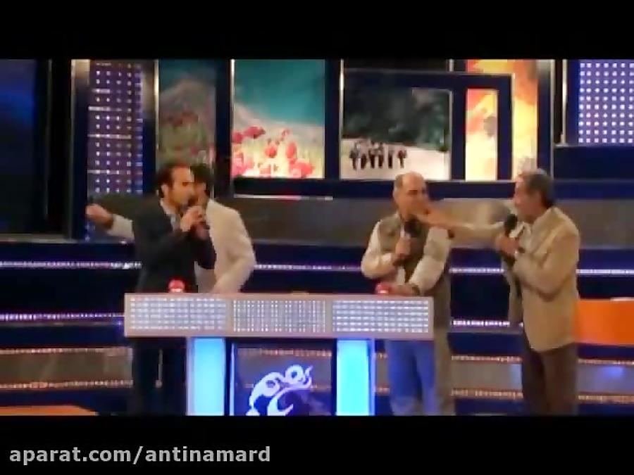 همخوانی بسیار دیدنی قاسم افشار حسن ریوندی در شبکه 1 تلویزیون Show Man Hasan Re