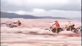 Steve Mc Queen riding a Honda CR250M Elsinore