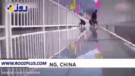 افتتاح طولانی ترین پل شیشه ای جهان