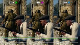 مقایسه فریم ریت بازی Mafia 2  XOX vs XO vs X360