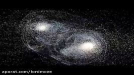 تصادم راه شیری کهکشان آندرومدا آسمان آمل
