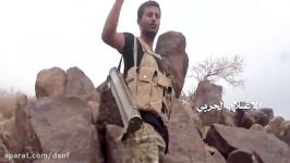 درگیری نیروهای مردمی یمن مزدوران سعودی در جبهه تعز
