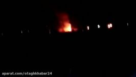 آتش سوزی در تیپ ۲۹۲ زرهی دزفول