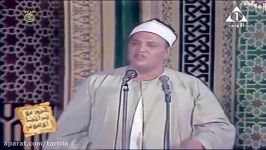 الشیخ عبدالتواب البساتینى فیدیو نادر من مسجد سیدى صالح الجعفرى1986 مدارس التلاوة