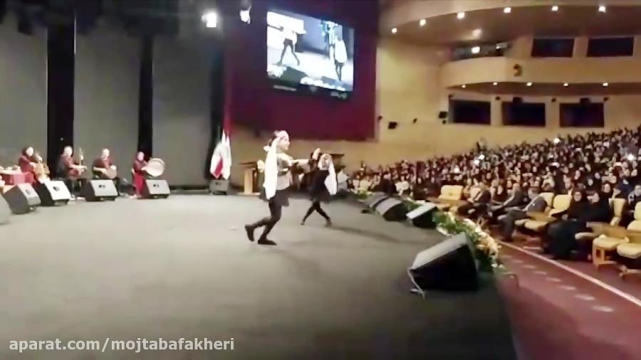فیلم منتشر شده رقص دختران جلوی شهردار تهران در برج میلاد به مناسبت روز زن و