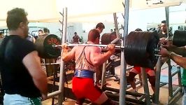 محمد ترابی 250 کیلو اسکات در وزن 85 کیلویی
