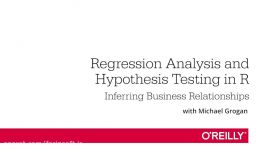فیلم آموزش Regression Analysis and Hypothesis Testing i