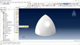 ABAQUS Meshing a spherical with regular quad. element