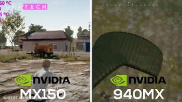 NVIDIA Geforce MX150 VS NVIDIA Geforce 940MX  Gaming Performance Test