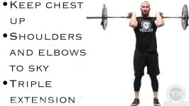 آموزش Hang Shrug + High Pull + Hang Power Clean