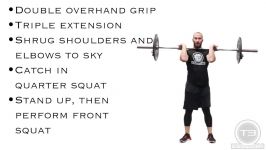 آموزش Power Clean To Front Squat