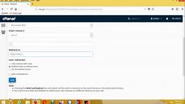 آموزش ریدایرکت کردن دامنه در سی پنل cPanel Redirects