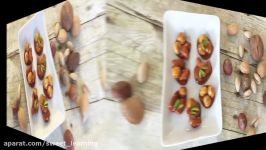 Almond and Honey Caramel Candy سوهان عسلی چند مغز