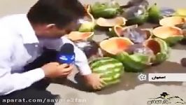 کشف 140 کیلو تریاک درون هندوانه توسط پلیس اصفهان 