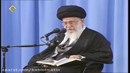 شرح حدیث دعا در گرفتاری عافیت آیت الله سید علی خامنه ای