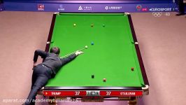 Ronnie OSullivan Judd Trump Free Ball Finish  2017 Shanghai Masters