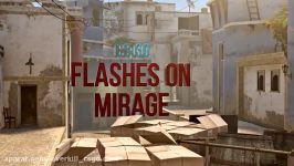 Top 20 FLASHES on MIRAGE ★ CSGO