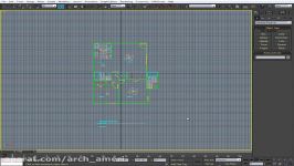 آموزش مدلسازی پروژه داخلی در 3dmax قسمت اول