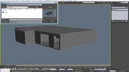 آموزش مدلسازی پروژه داخلی در 3dmax  قسمت دوم