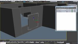 آموزش طراحی مدلسازی داخلی در 3dmax قسمت سوم
