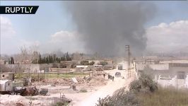 Eastern Ghouta left in smoke as civilians flee area