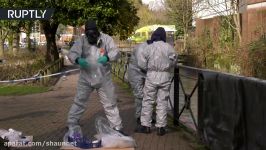 Forensics team works at location of Skripals incident in Salisbury