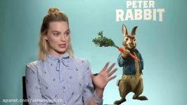 مصاحبه Margot Robbie بازیگر فیلم Peter Rabbit