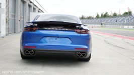 Sound growl Porsche Panamera Turbo 2017 all new neu racetrack  Autogefühl