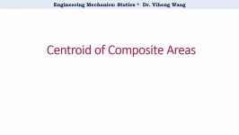 2015 Statics 33 Centroid of Composite Areas with closed caption