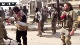 جولان تروریست های ارتش آزاد در شهر اشغال شده عفرین