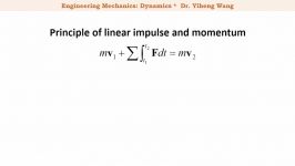 2015 Dynamics 20 Conservation of Linear Momentum for a System of Particles with closed caption