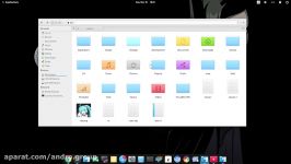 elementary Files Colored Folders Vs GNOME Files Dark with La Capitaine  Ubuntu 18.04