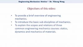 2015 Statics 01 Overview of Engineering Mechanics with closed caption