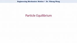 2015 Statics 09 Particle Equilibrium with closed caption