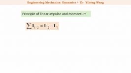 2015 Dynamics 19 Principle of Linear Impulse and Momentum with closed caption