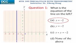 Precalculus with trigonometry Lecture 08 Linear equations